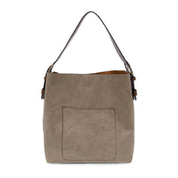 Contrast Color Hobo Handbag