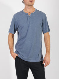 Acid Wash Henley