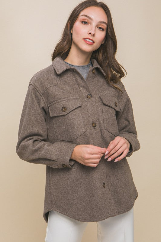 Fleece Oversized Shacket