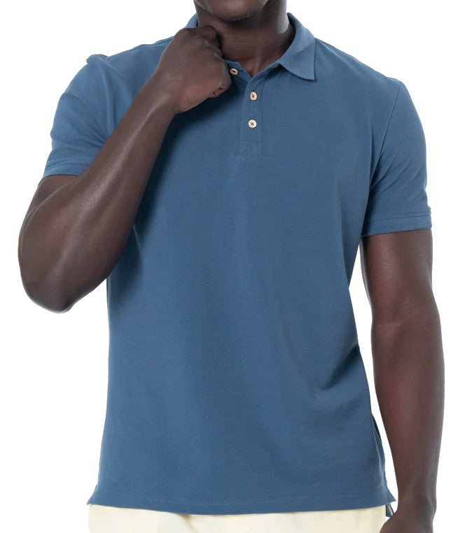 3 Button Pique Polo