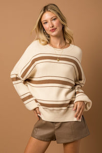 Long Sleeve Stripe Sweater