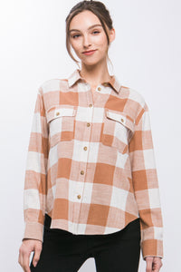 Lightweight Plaid Top