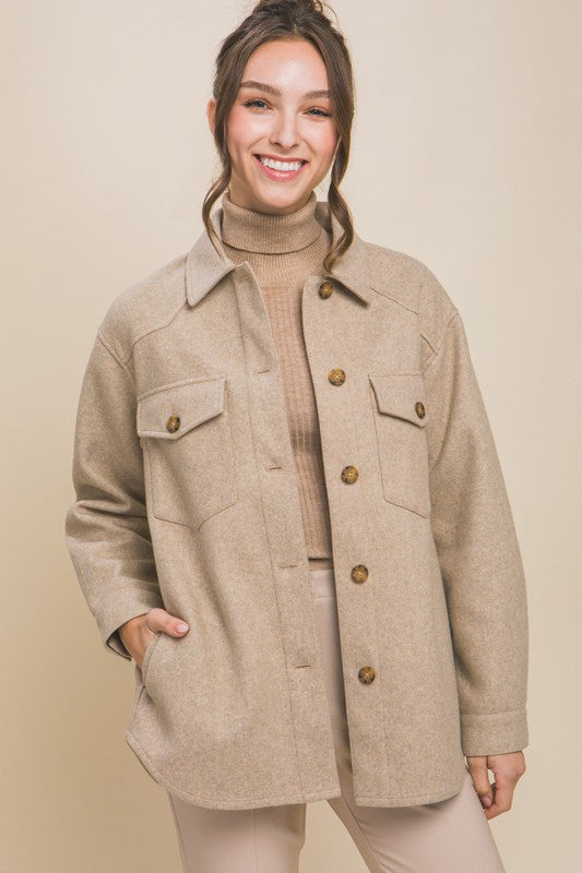 Fleece Oversized Shacket