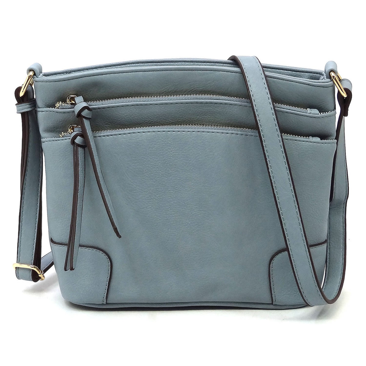 Multi Zip Pocket Crossbody