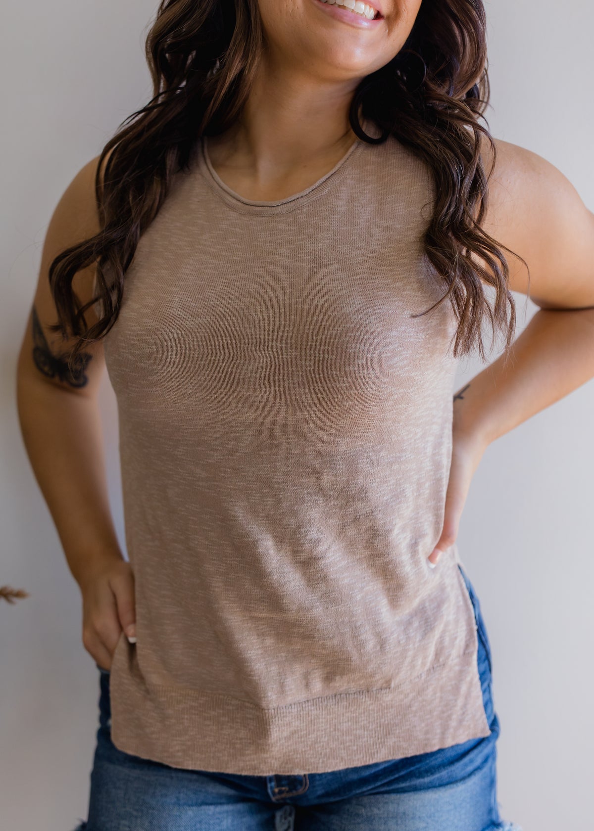 Heathered Knit Tank