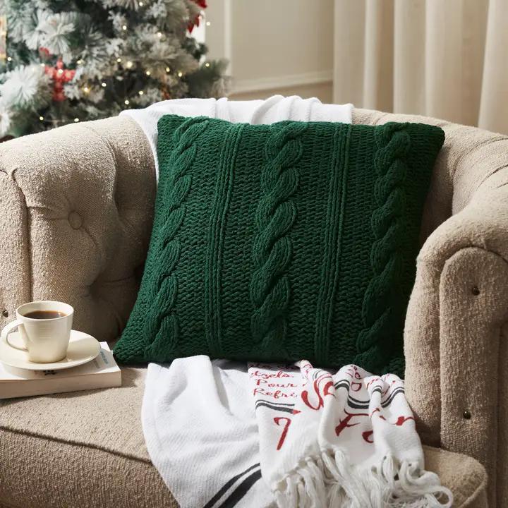 Cable Knit Sweater Pillow