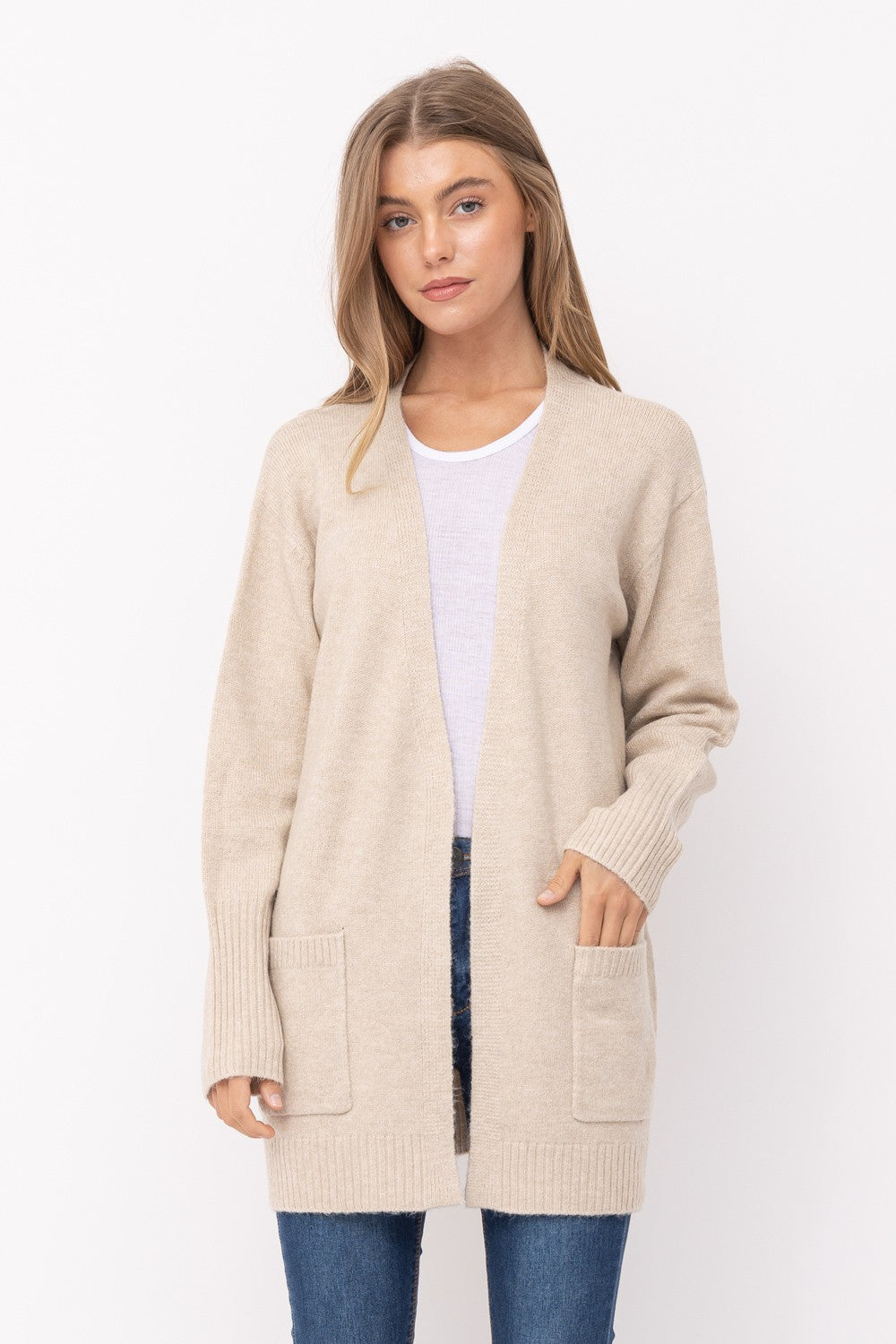 Open Front Cardigan