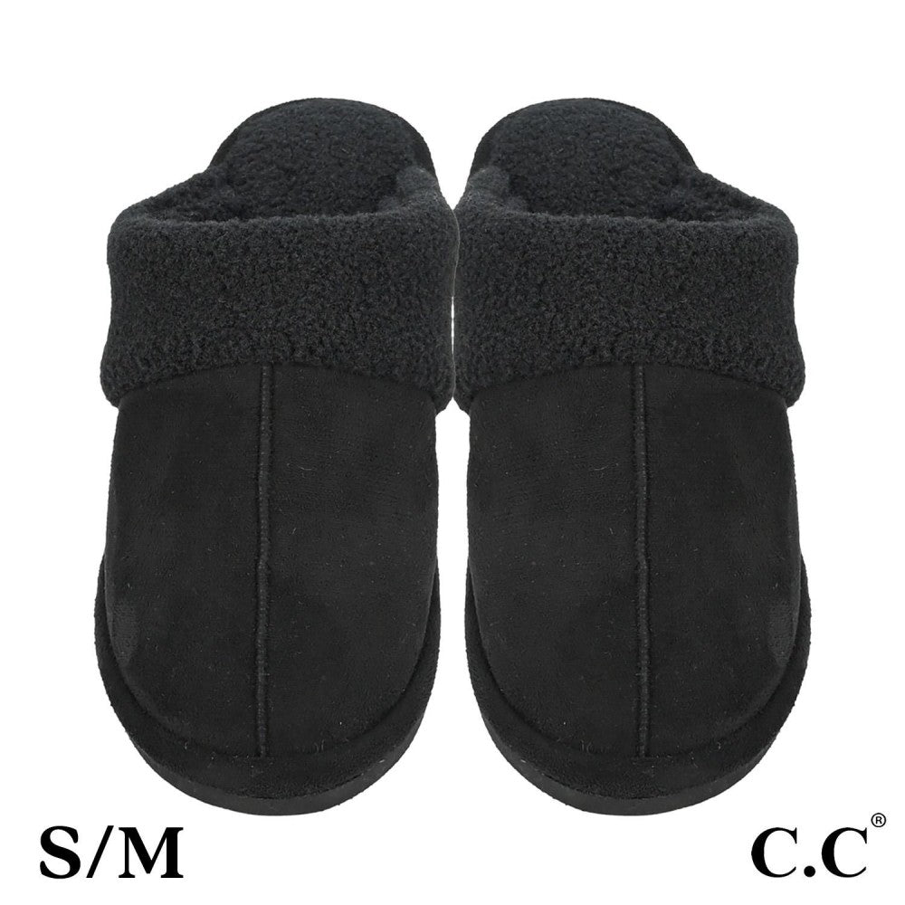 Faux Suede Slippers