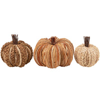 Woven Rattan Pumpkin