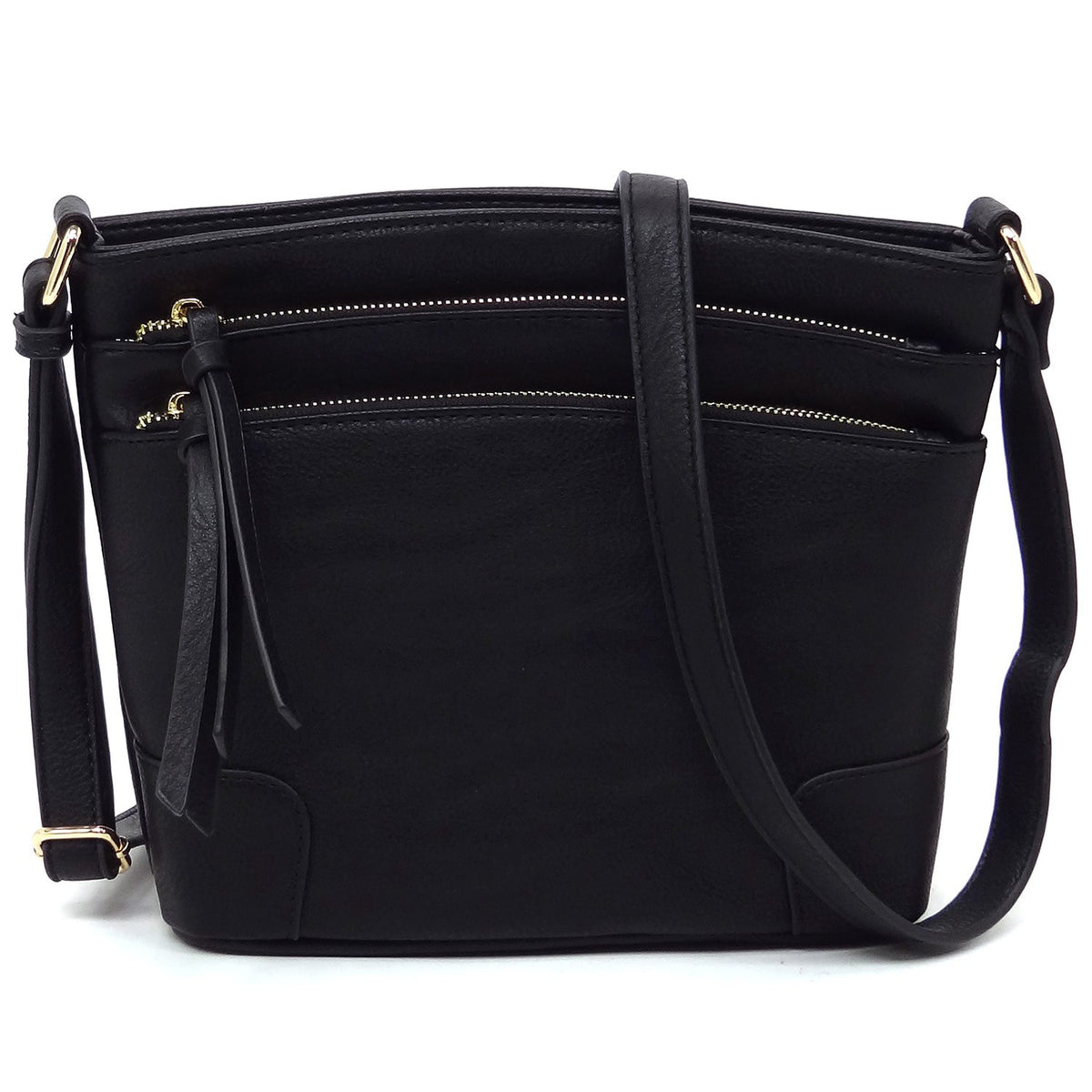 Multi Zip Pocket Crossbody