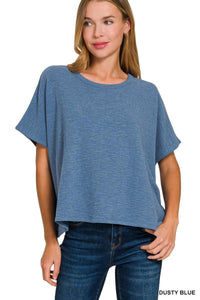 Cotton Slub Oversize Tee