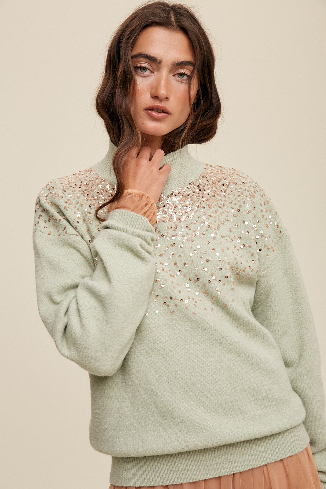 Sprinkled Sequin Sweater