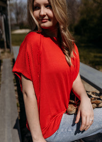 Knit Poncho Top