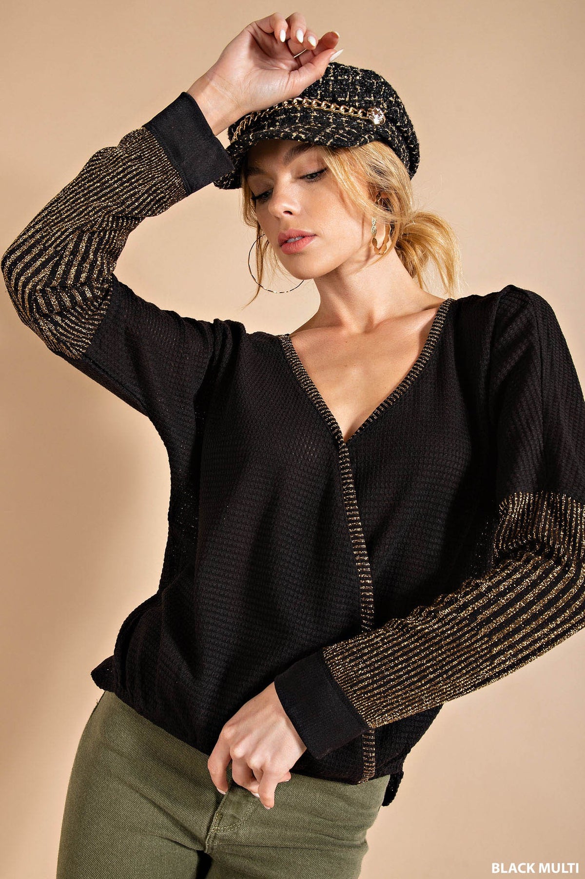 Soft Metallic Thermal Top