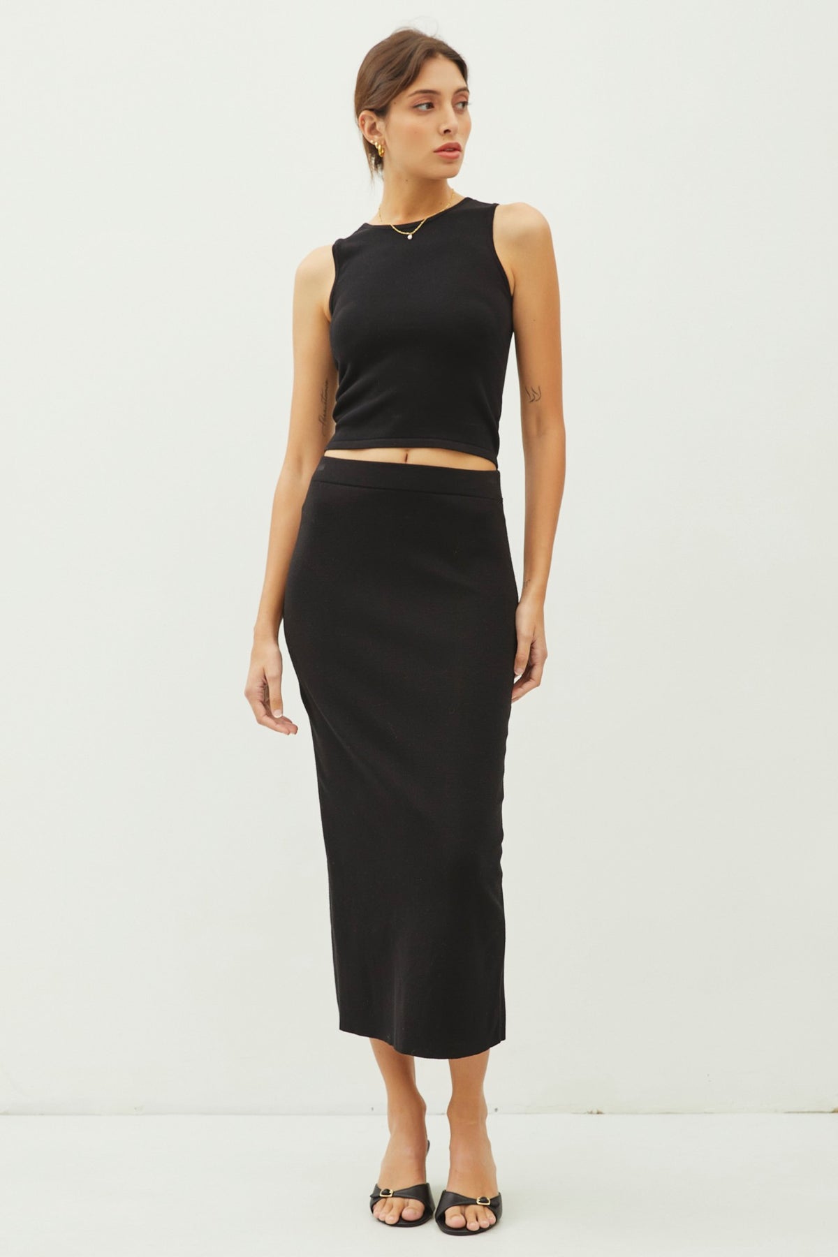 Knitted Midi Skirt