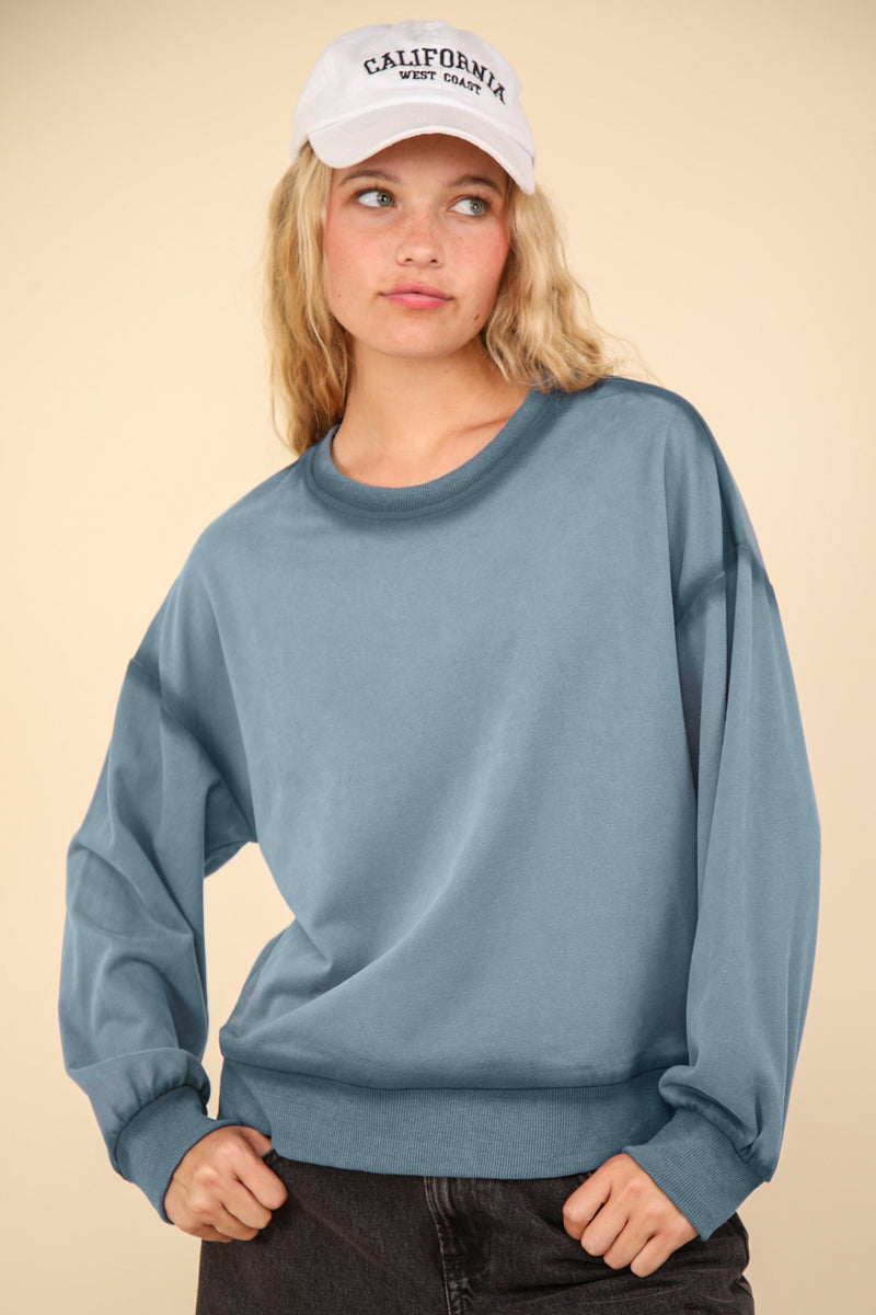 Plus Contrast Spray Detail Sweatshirt
