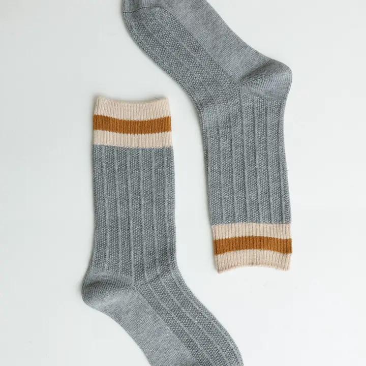Retro Color Block Socks