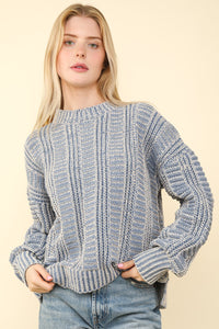 Two Tone Cozy Sweater