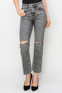 High Rise Straight Ankle