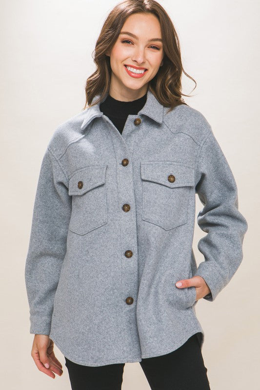 Fleece Oversized Shacket