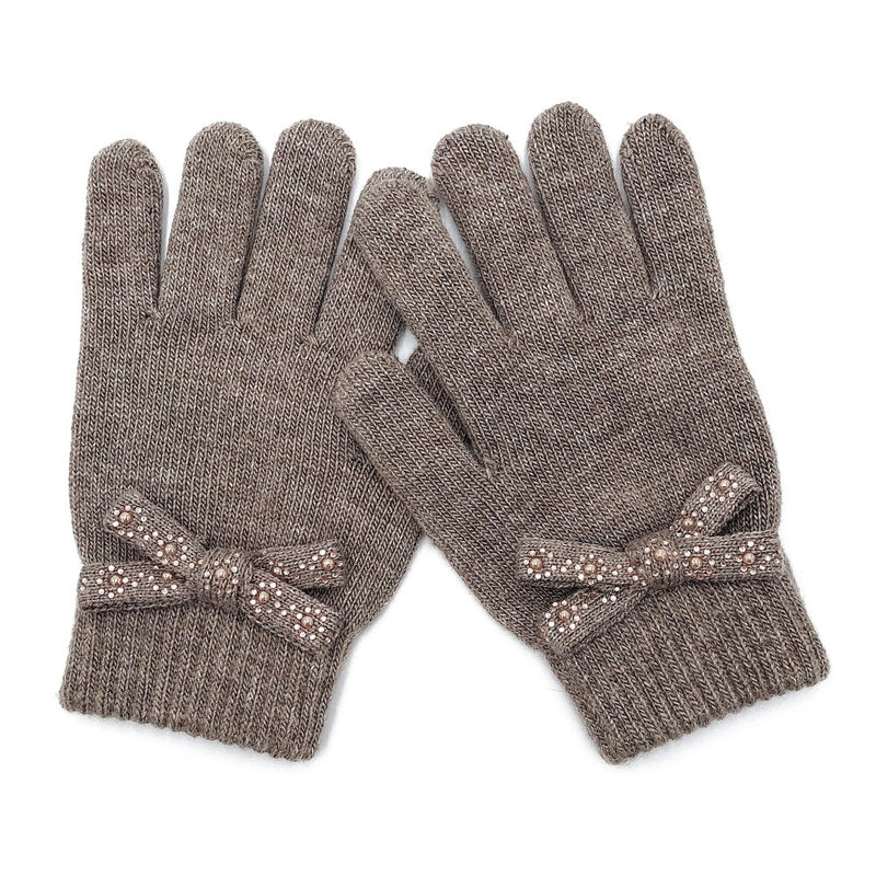 Bow Tie Cuff Detail Glove