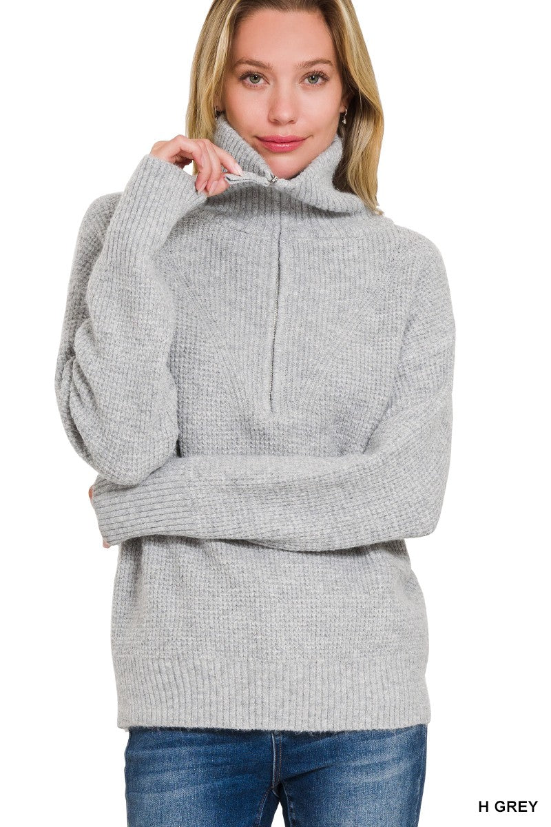 Half Zip Pullover Sweater