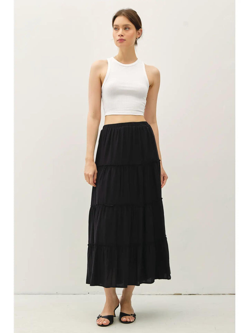 4-Tiered Maxi - Black
