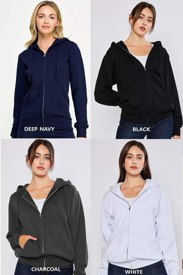 Fleece Boyfriend Fit Jacket