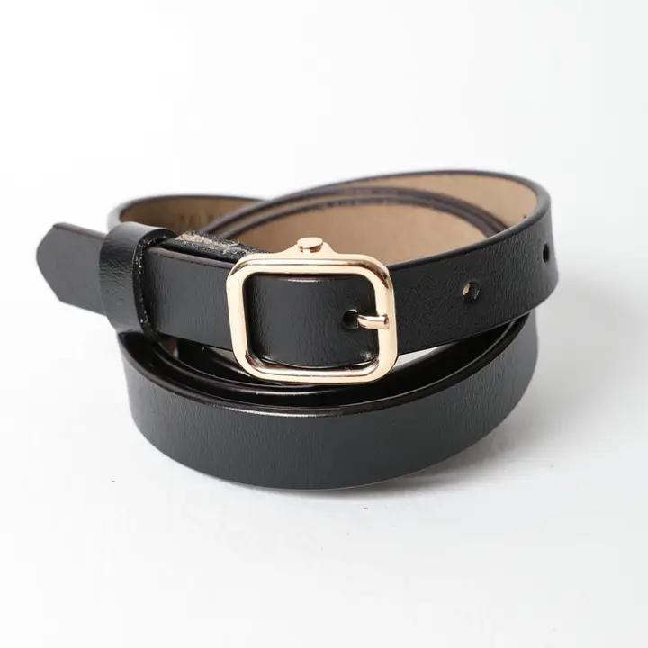 Versatile Skinny Leather Belt