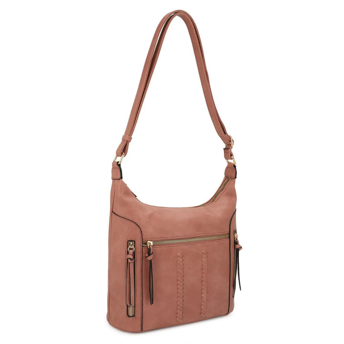 Olga Crossbody/Hobo Bag - Mauve