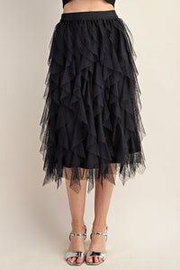 Embellished Tulle Skirt