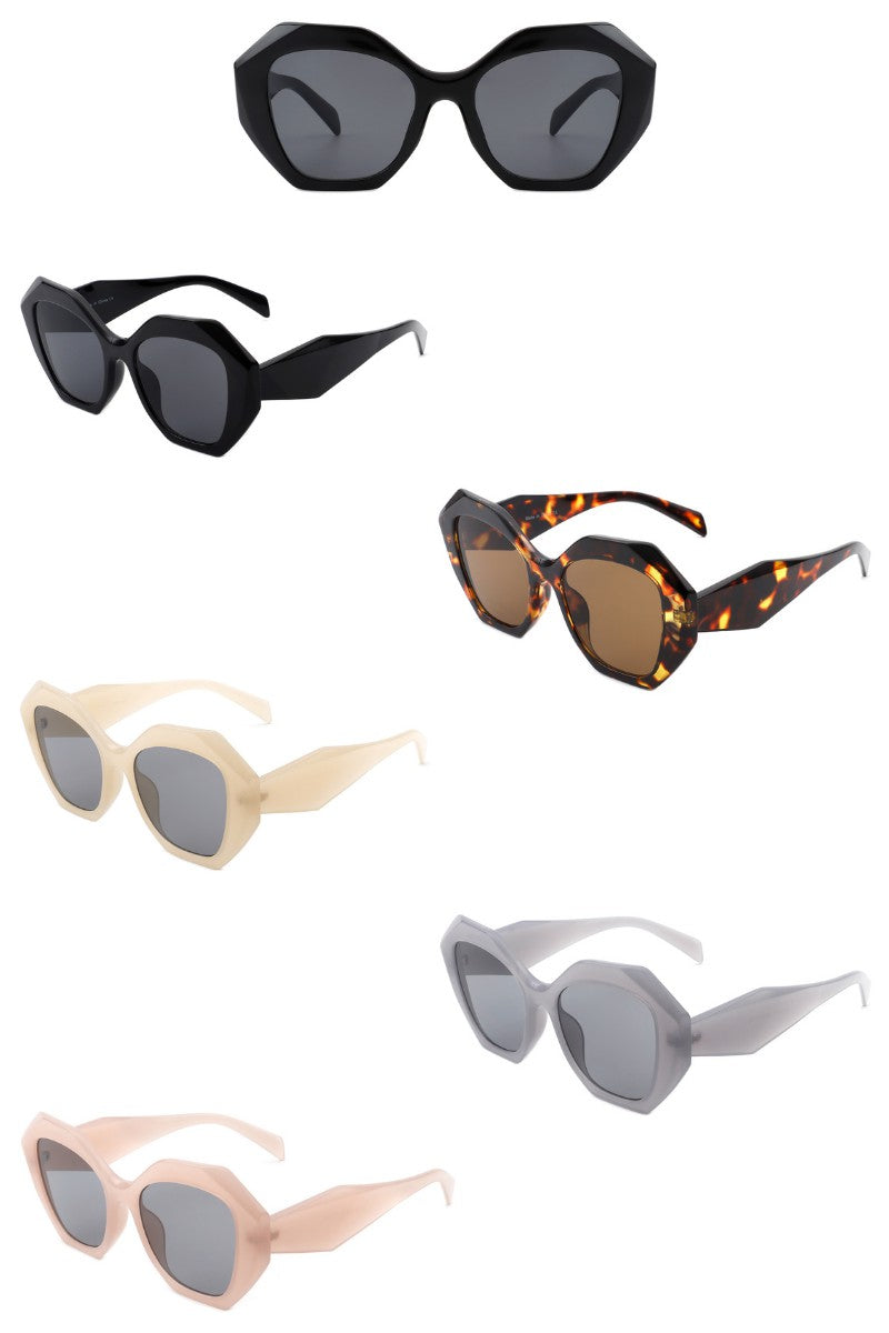 Geometric Retro Sunglasses