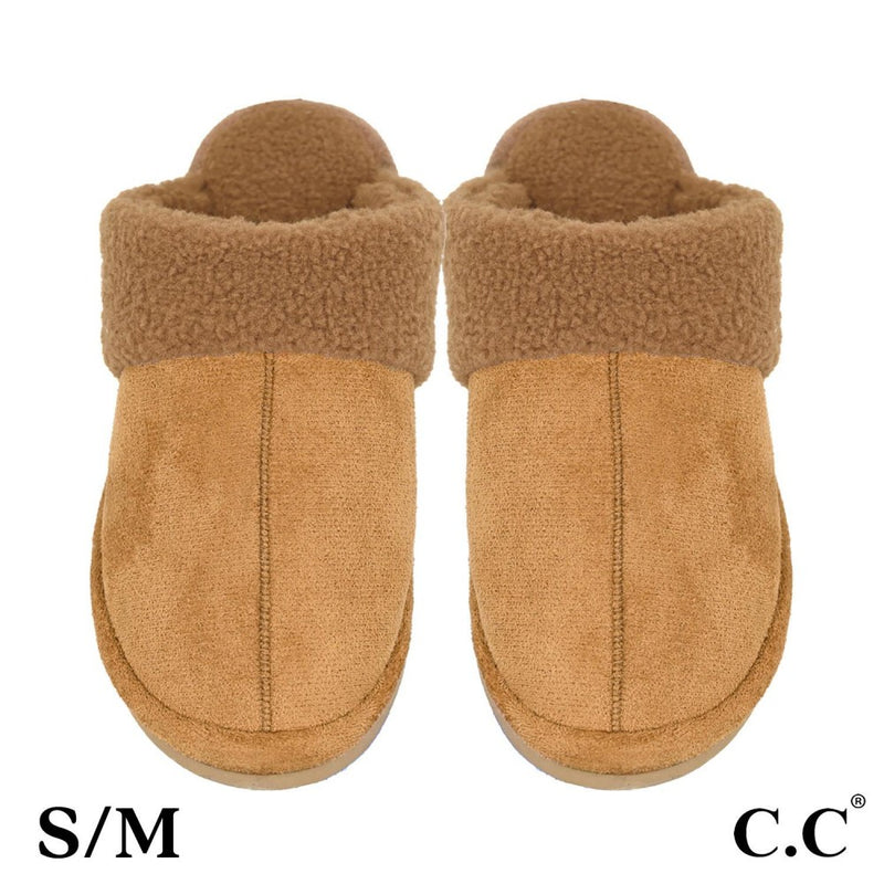 Faux Suede Slippers