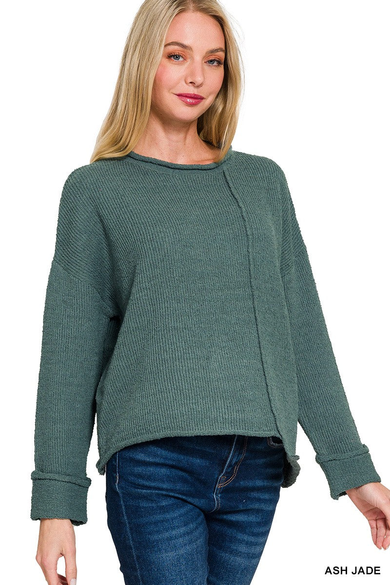 Asymmetric Hem Sweater
