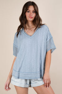 Contrast Comfy Casual Top