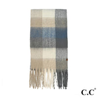 Checkered Pattern Scarf