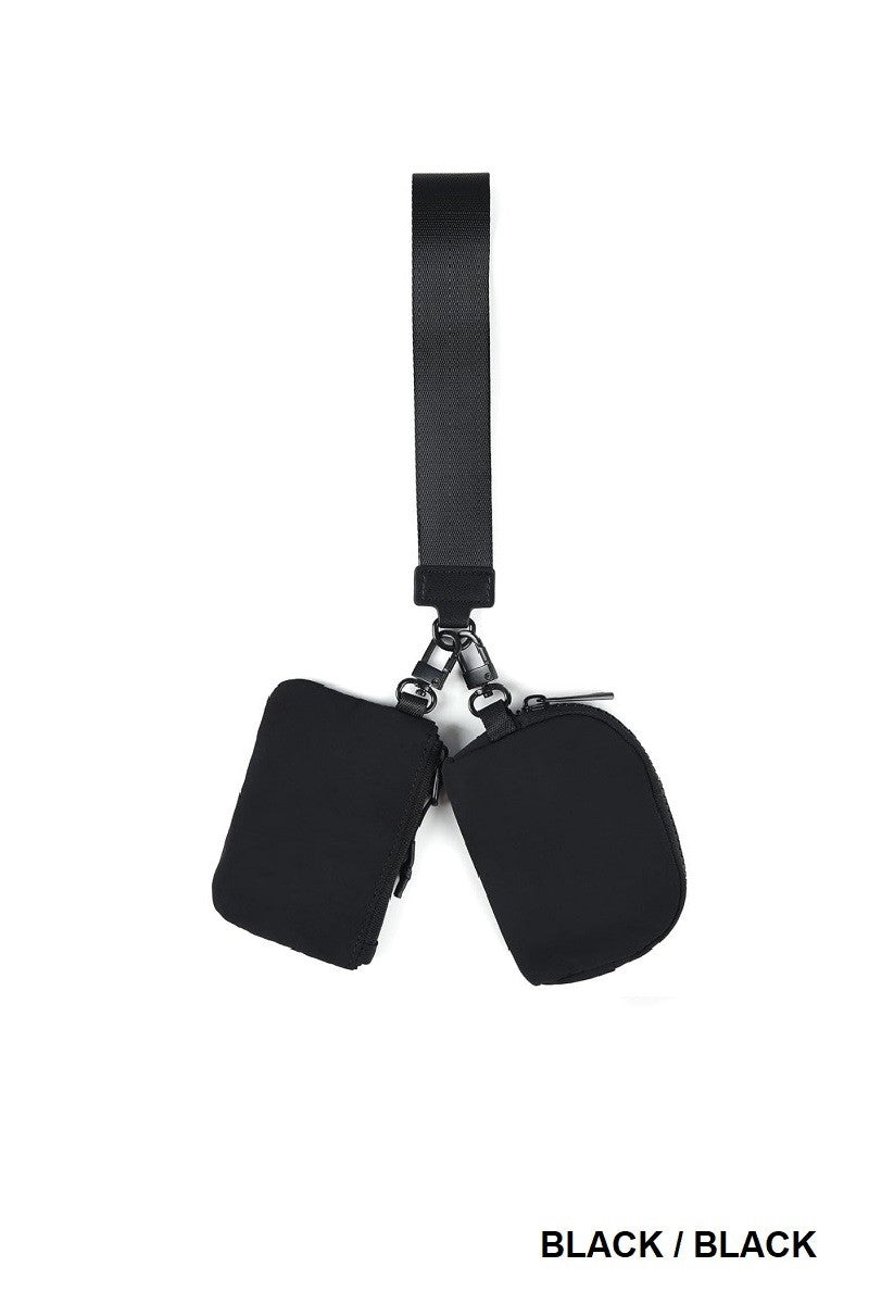Dual Pouch Wristlet