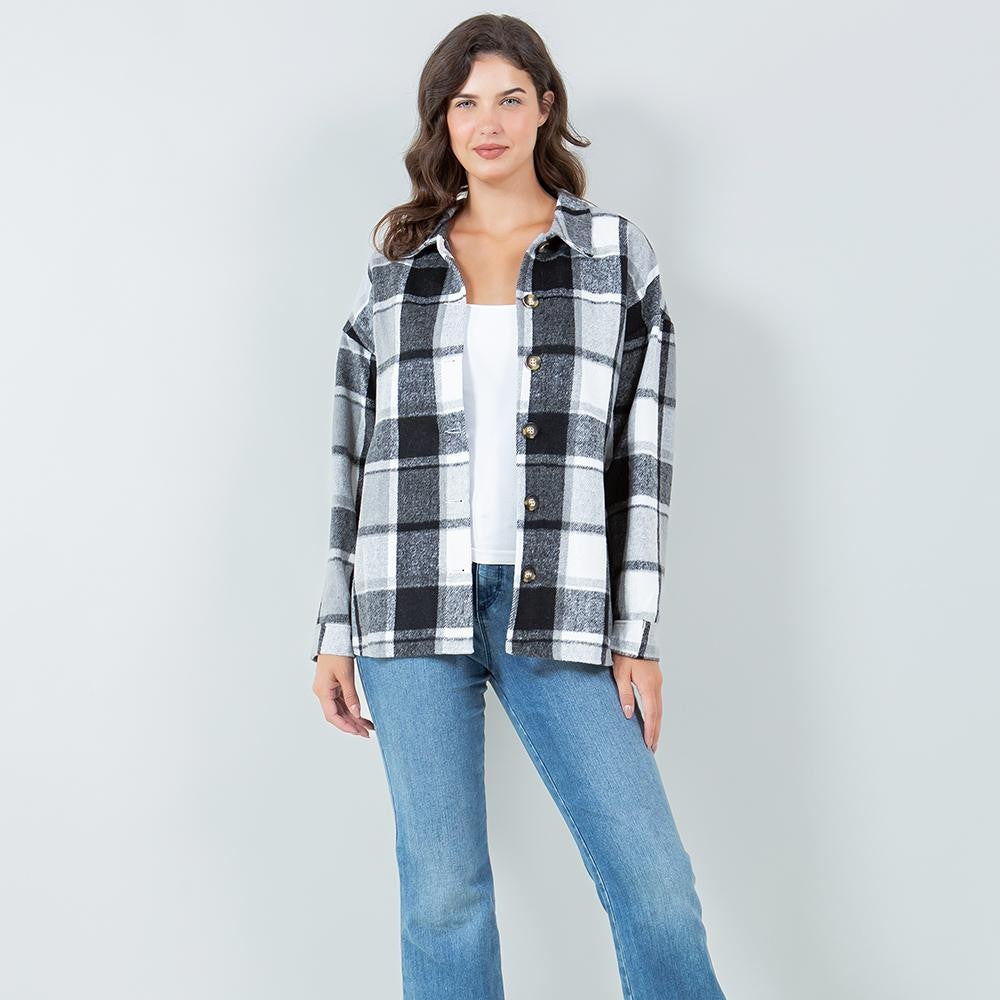 Soft Button Down Shacket