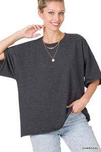 French Terry Drop Shoulder
