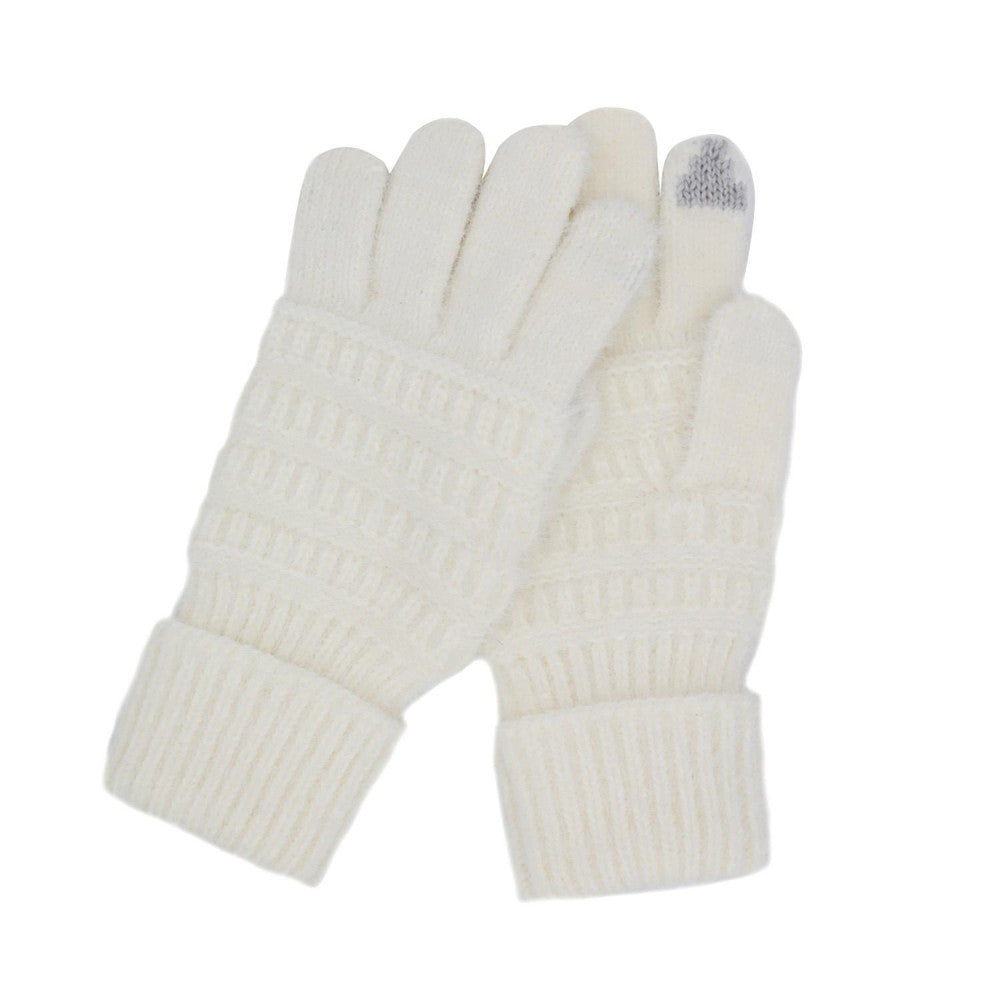 Fluffy Knit Gloves