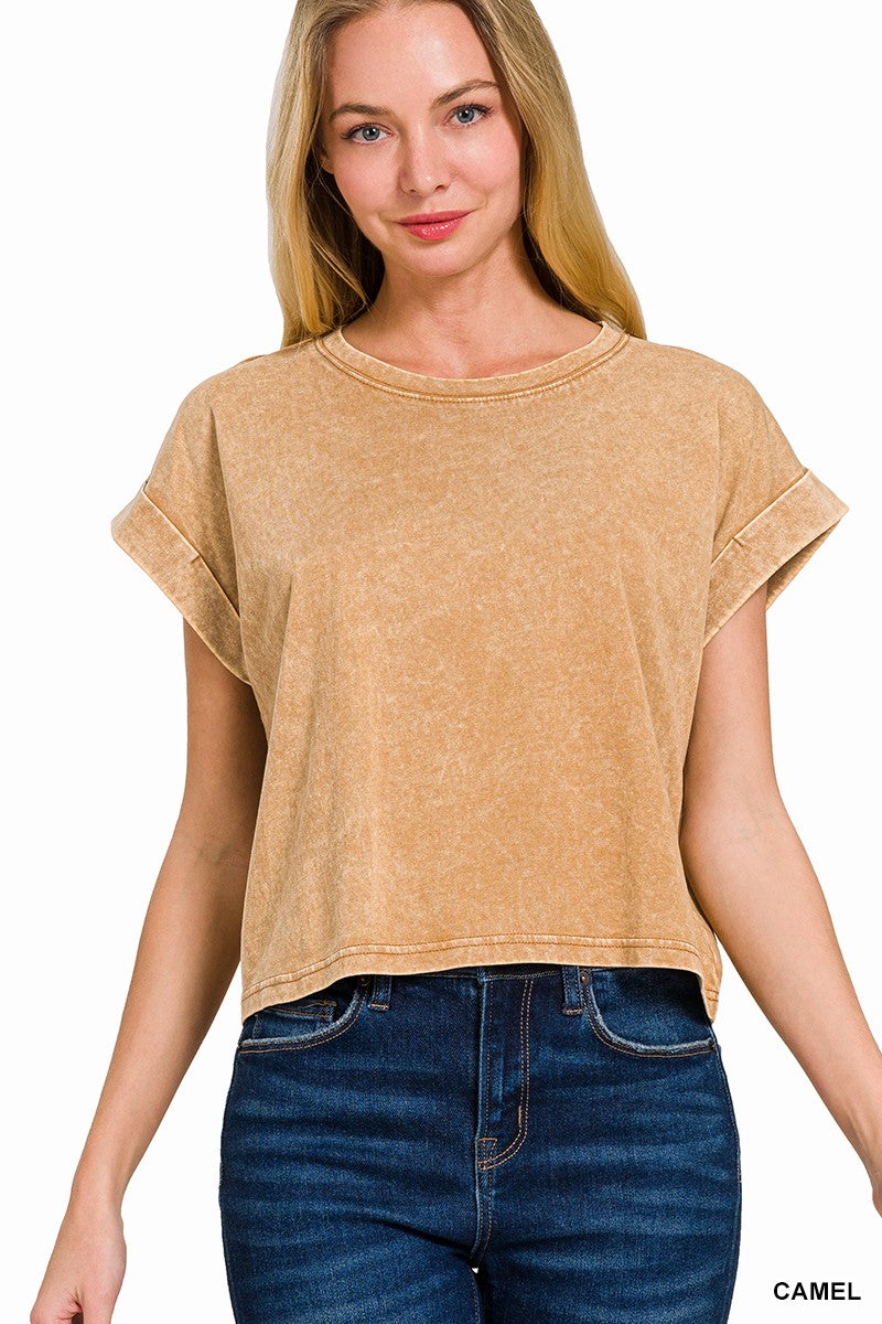 Cuffed Short Sleeve