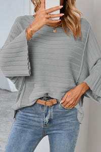 Exposed Seam Dolman Top