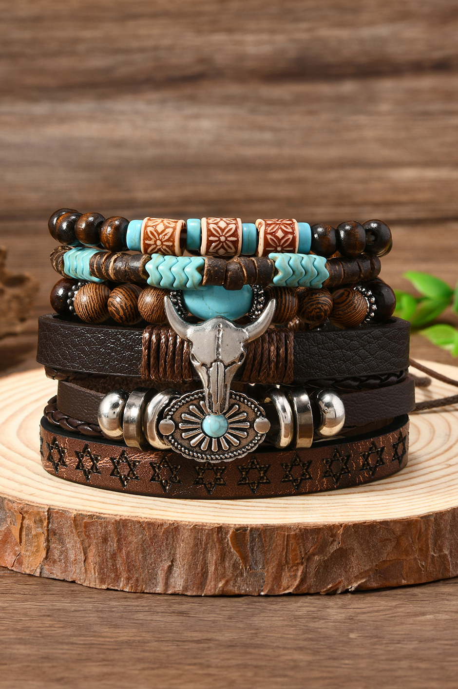 6 Piece Western Bracelets