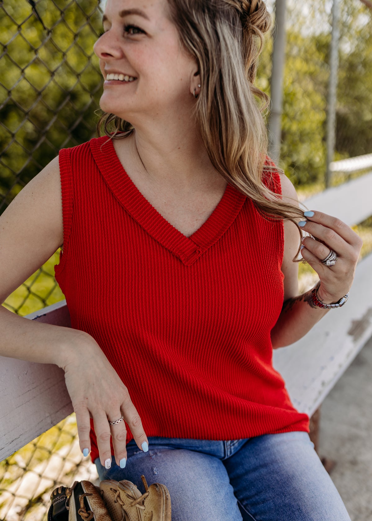 Casual V-Neck Tank