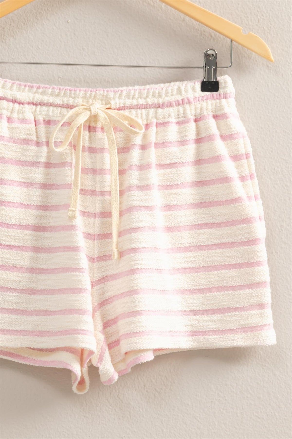 Striped Drawstring Shorts