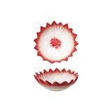 Stoneware Poinsettia Bowl
