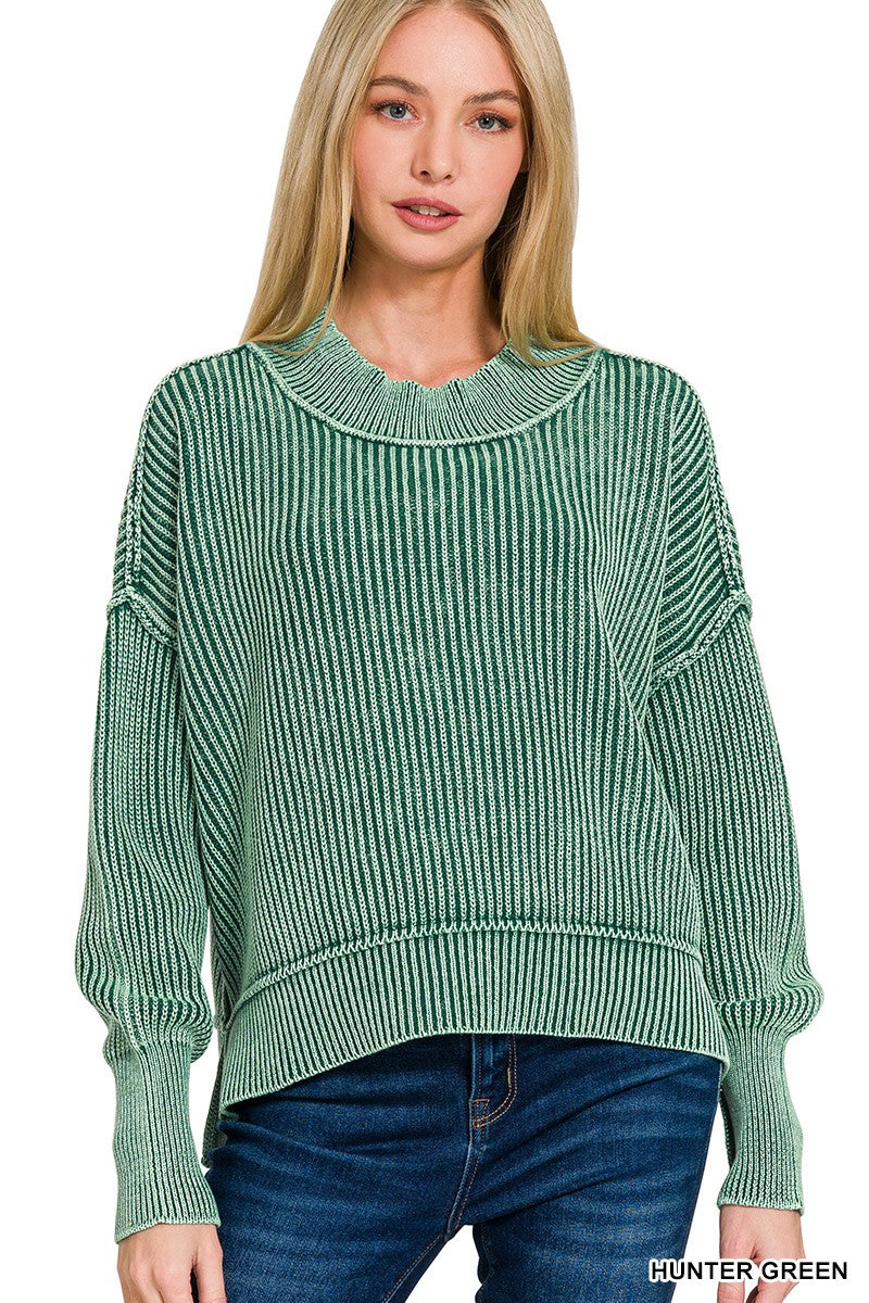 Oversized Cropped Sweater