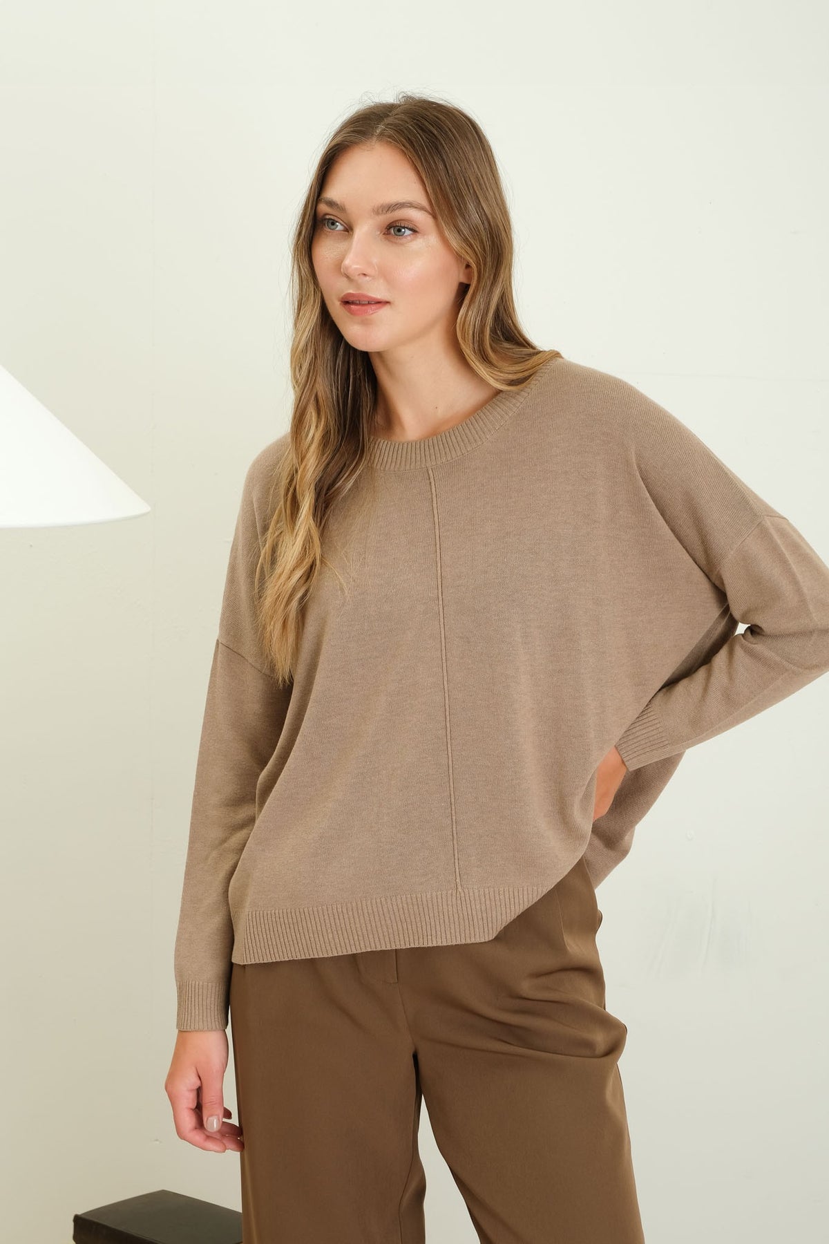 Drop Shoulder Sweater