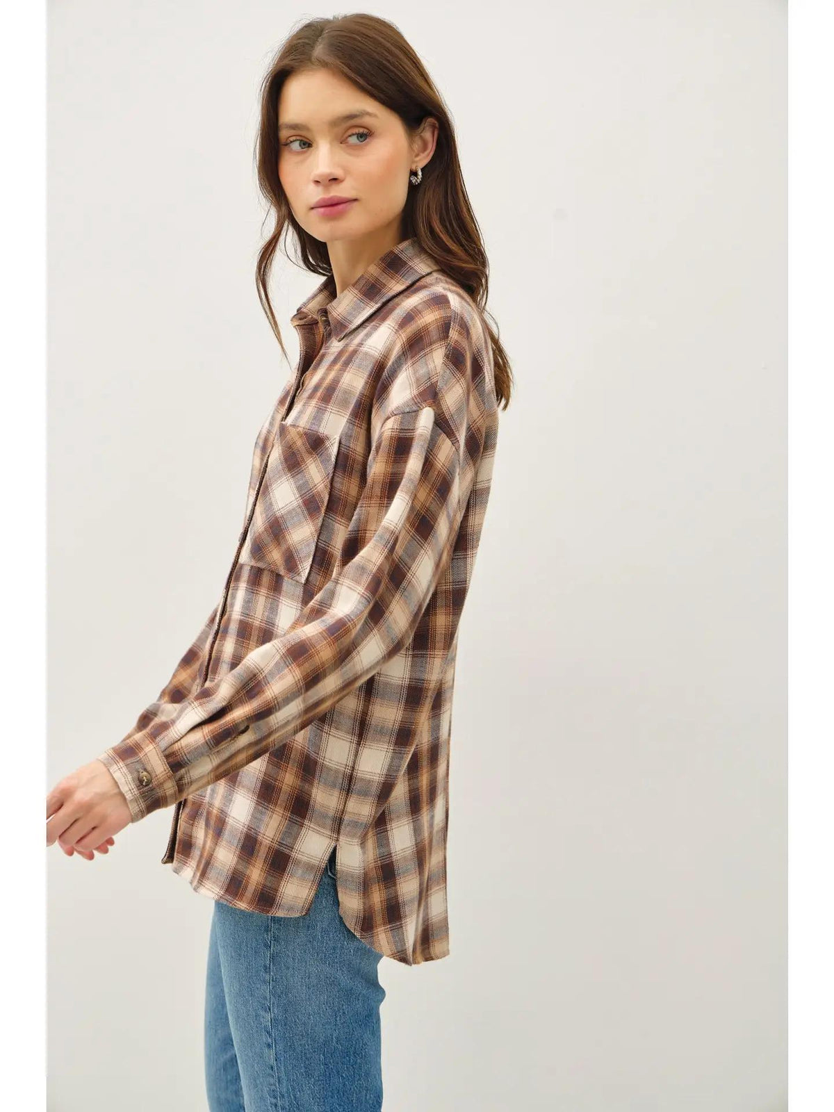 Oversized Caramel Flannel
