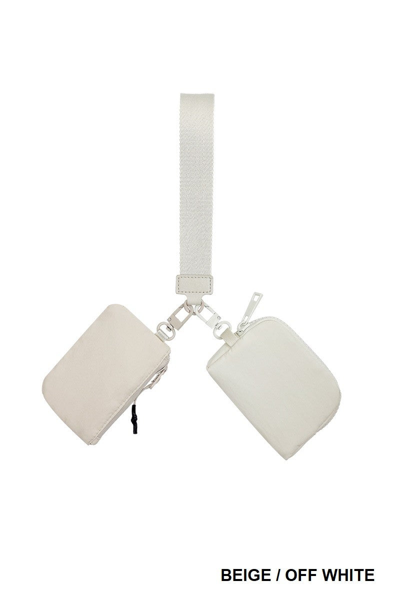 Dual Pouch Wristlet